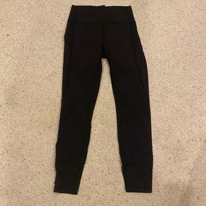 Black align Lululemon leggings size 4
